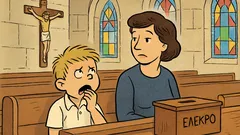 Ανέκδοτο: Ο Μπόμπος ζαλίζεται στην εκκλησία