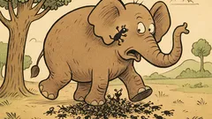 Ανέκδοτο: Κάποτε ελέφαντας πάτησε κατά λάθος μυρμήγκι