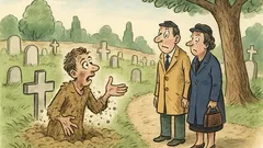 Ανέκδοτο: Όταν βαριέμαι, πηγαίνω στα νεκροταφεία