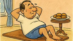 Ανέκδοτο: Για κάθε δύο κοιλιακούς που κάνω