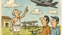 Ανέκδοτο: Όταν βαριέμαι, σκάω στις αερολέσχες