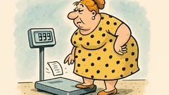 Ανέκδοτο: Μια κυρία ανεβαίνει σε ηλεκτρονική ζυγαριά