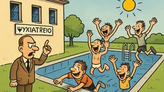 Ανέκδοτο: Ο διευθυντής ψυχιατρείου φωνάζει «Τρελοί!»