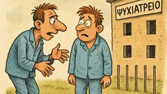 Ανέκδοτο: Δύο τρελοί σχεδιάζουν απόδραση…