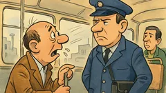 Ανέκδοτο: Τραυλός ρωτά την έκτη στάση...