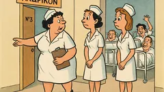 Ανέκδοτο: Η προϊσταμένη ξεναγεί τη νοσοκόμα