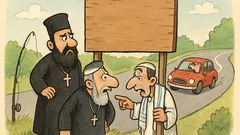 Ανέκδοτο: Ένας παπάς κι ένας ραβίνος ψάρευαν