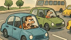 Ανέκδοτο: Μπαίνει ένας αγχώδης οδηγός στο μποτιλιάρισμα