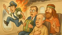 Ανέκδοτο: Δικινητήριο της Delta παίρνει φωτιά