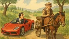 Ανέκδοτο: Ο κυρ-Κώστας και τα 200 άλογα