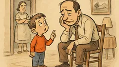 Ανέκδοτο: Ένα αγοράκι ρωτά τον μπαμπά του…