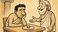 Ανέκδοτο: «Τουλάχιστον φάε κάτι…»