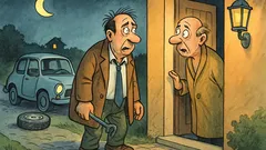 Ανέκδοτο: Μια φορά σκάει λάστιχο νύχτα…