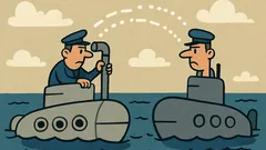 Ανέκδοτο: Συναντιούνται δύο υποβρύχια και μιλούν Μορς