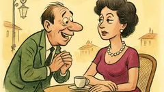 Ανέκδοτο: Ένας κύριος φλερτάρει μια όμορφη χήρα