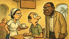 Ανέκδοτο: Σε εστιατόριο στο Ναϊρόμπι κρέμεται ταμπέλα...