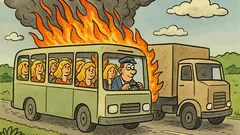 Ανέκδοτο: Κάποτε ήταν ένα λεωφορείο γεμάτο ξανθιές...