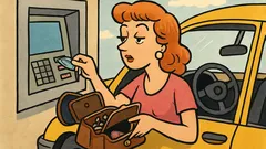 Ανέκδοτο: Πάει μια γυναίκα στο ΑΤΜ...