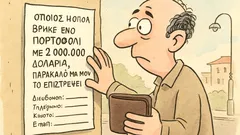 Ανέκδοτο: Όποιος βρήκε πορτοφόλι με 2.000.000$…