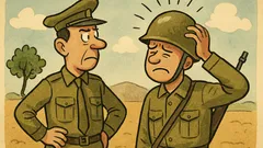 Ανέκδοτο: Ένας στρατιώτης έξυνε το κεφάλι