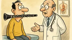 Ανέκδοτο: Γιατρέ, κατάπια το κλαρίνο μου