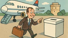 Ανέκδοτο: Ψηφίζει Αθήνα, πετά Θεσσαλονίκη, γυρίζει αλλού!