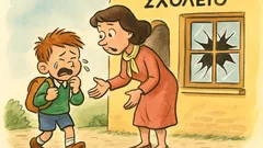Ανέκδοτο: Ο Τοτός γυρίζει από το σχολείο κλαίγοντας