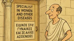 Ανέκδοτο: Ιατρείο γιατρού στη Ρώμη...