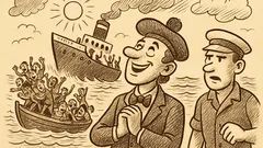 Ανέκδοτο: Ένας Σκωτσέζος σε πλοίο που βουλιάζει…