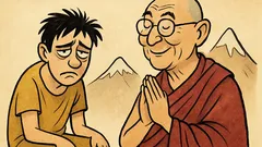 Ανέκδοτο: Θιβετιανός με κατάθλιψη συναντά τον Δαλάι