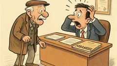 Ανέκδοτο: Παππούς 97 ετών ζητά ασφάλεια ζωής