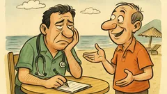 Ανέκδοτο: Ένας γιατρός στις διακοπές λέει…