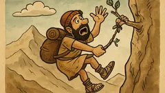 Ανέκδοτο: Ήταν ένας ορειβάτης στο κλαδί
