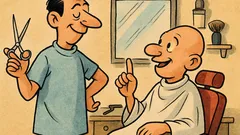 Ανέκδοτο: Πάει ένας στο κουρείο…