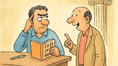 Ανέκδοτο: Διαβάζω, ρε φίλε, για να βγάλω λεφτά