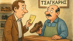 Ανέκδοτο: Βρίσκει απόδειξη τσαγκάρη του 1989