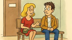 Ανέκδοτο: Στην αναμονή, έξω απ’ τον γιατρό…