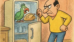 Ανέκδοτο: Κάποτε ένας τύπος αγόρασε έναν παπαγάλο