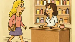 Ανέκδοτο: Μια ξανθιά μπαίνει σε κατάστημα καλλυντικών