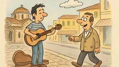 Ανέκδοτο: Ένας τύπος βόλτα στο Μοναστηράκι