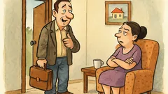 Ανέκδοτο: Επιστρέφει ο σύζυγος και έχει… εξώγαμο