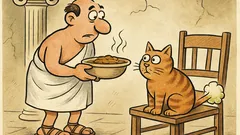 Ανέκδοτο: Ποτέ μη δίνεις φασολάδα σε γάτα