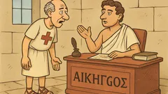 Ανέκδοτο: Πάει ένας δικηγόρος να δωρίσει...
