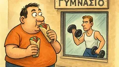 Ανέκδοτο: Όταν βαριέμαι, στήνομαι έξω από γυμναστήρια