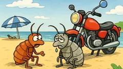 Ανέκδοτο: Δύο ψείρες στην παραλία Χαλκιδικής…