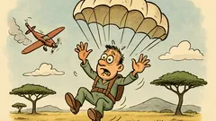 Ανέκδοτο: πέφτει πιλότος στην Αφρική...