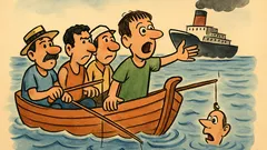 Ανέκδοτο: Τρεις φίλοι ψαρεύουν με τον Κε-Κε