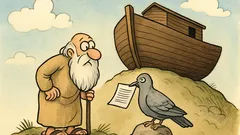 Ανέκδοτο: Τι κρατούσε το περιστέρι του Νώε;