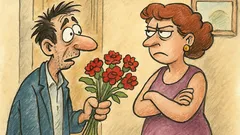Ανέκδοτο: Αν της πάρεις λουλούδια, κάτι θέλεις…