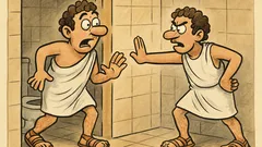 Ανέκδοτο: Στην τουαλέτα ενός μπαρ...